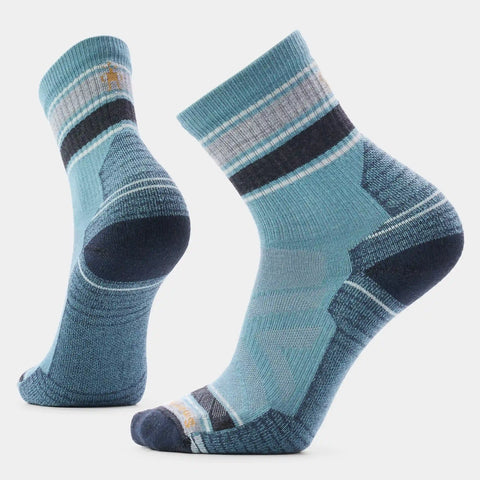 Hike Striped Mid Crew Socks