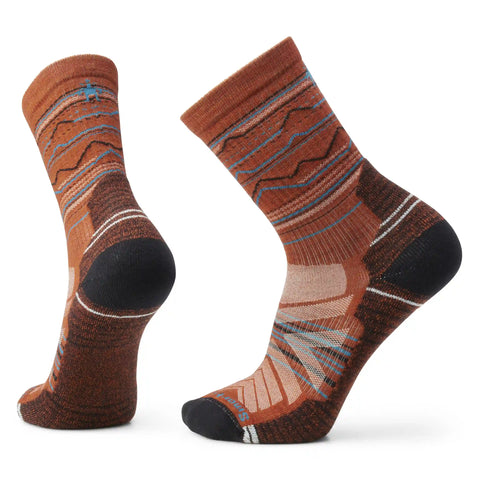 Hike Mountain Range Crew Socks