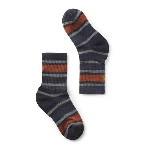 Kids' Hike Striped Crew Socks