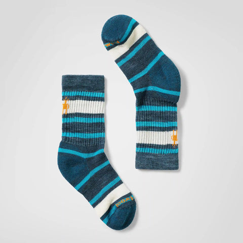 Kids' Hike Striped Crew Socks