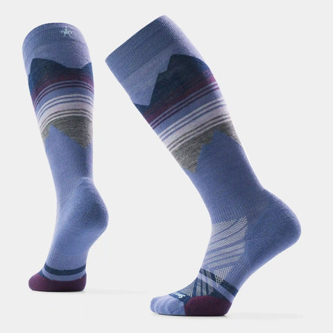 Women's Ski Pattern Over The Calf Socks