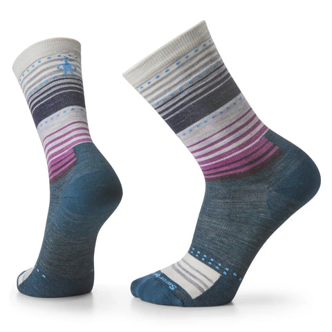 Women's Everyday Stitch Stripe Crew Socks