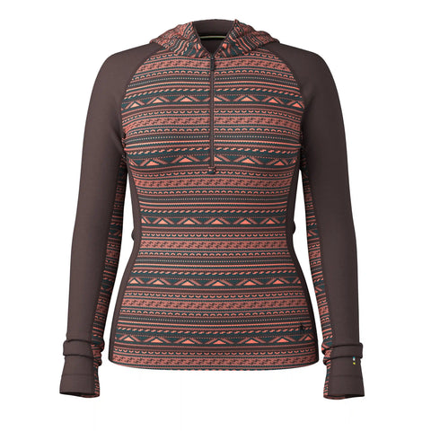 Women's Classic Thermal Merino Base Layer 1/2 Zip Hoodie