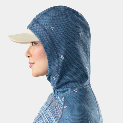 Women's Classic Thermal Merino Base Layer 1/2 Zip Hoodie