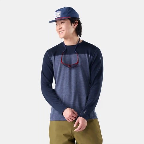 Men's Classic Thermal Merino Base Layer Colorblock Crew