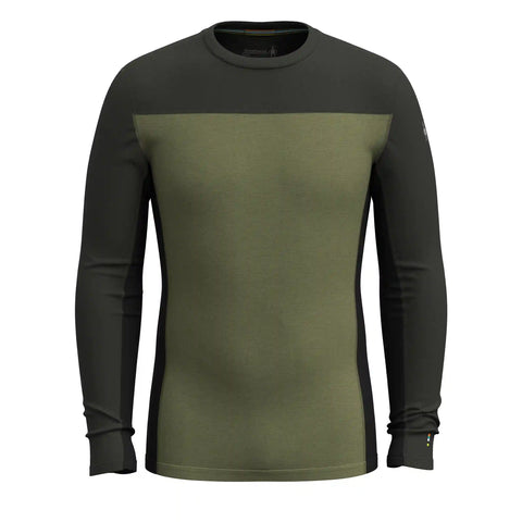 Men's Classic Thermal Merino Base Layer Colorblock Crew Boxed