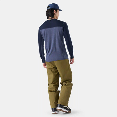 Men's Classic Thermal Merino Base Layer Colorblock Crew Boxed
