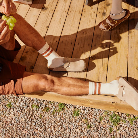 Everyday Athletic Striped Crew Socks