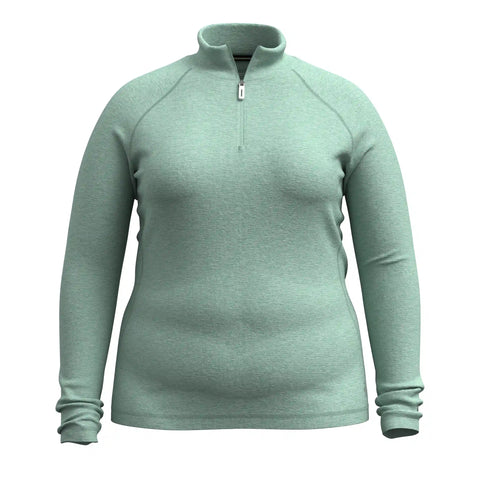 Women's Classic Thermal Merino Base Layer 1/4 Zip Plus