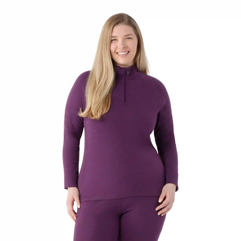 Women's Classic Thermal Merino Base Layer 1/4 Zip Plus