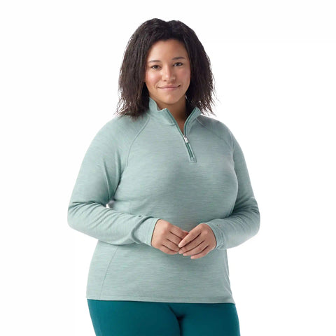 Women's Classic Thermal Merino Base Layer 1/4 Zip Plus