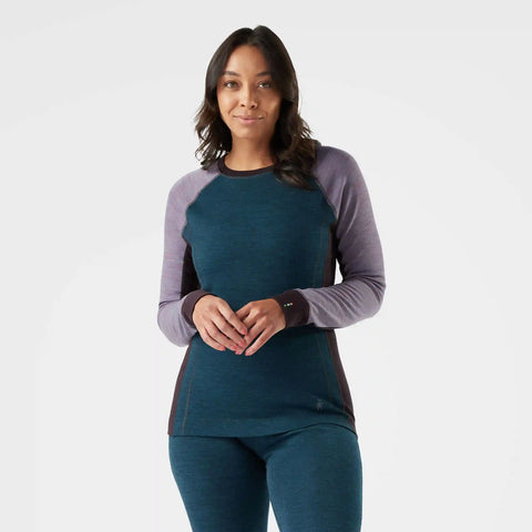 Women's Classic Thermal Merino Base Layer Colorblock Crew