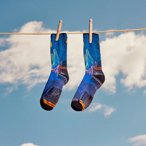 Hike Mountain Myth Print Crew Socks