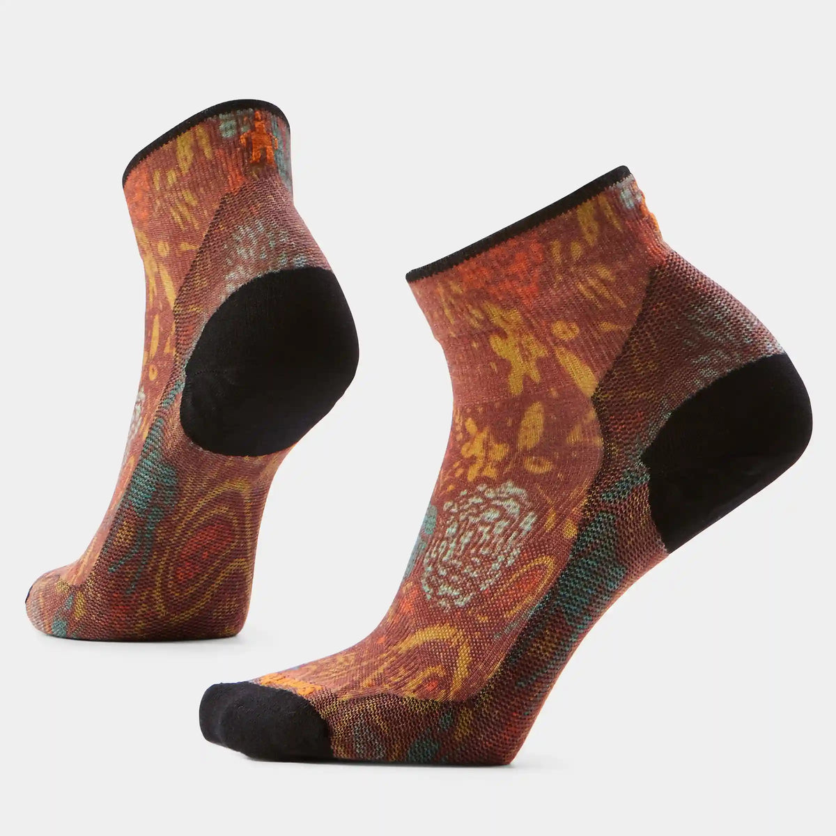 Women's Bike Paisley Print Ankle Socks