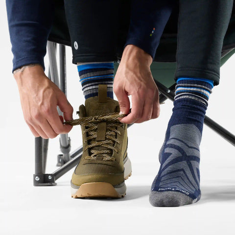 Hike Striped Crew Socks
