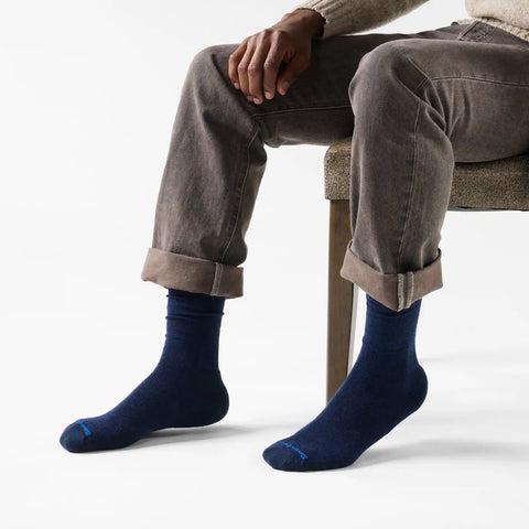 Everyday Solid Rib Crew Socks
