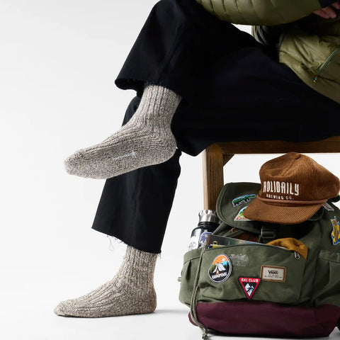 Everyday Cozy Heritage Rib Crew Socks