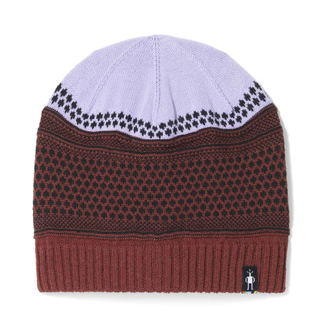 Popcorn Cable Reversible Beanie