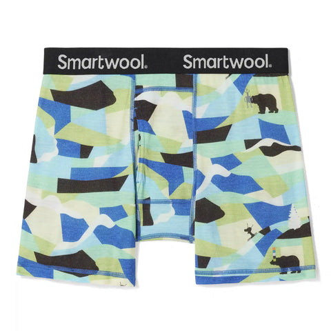 Men's Merino Print Boxer Brief