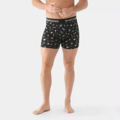 Men's Merino Print Boxer Brief